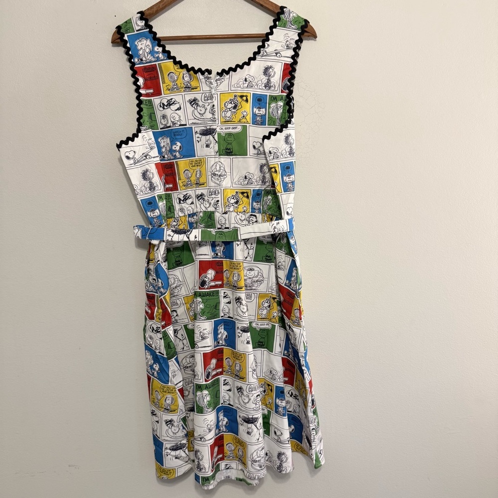 Loungefly Stitch Shoppe The Peanuts Comic Panel Olivia Tank Dress Size XL - Picture 5 of 10